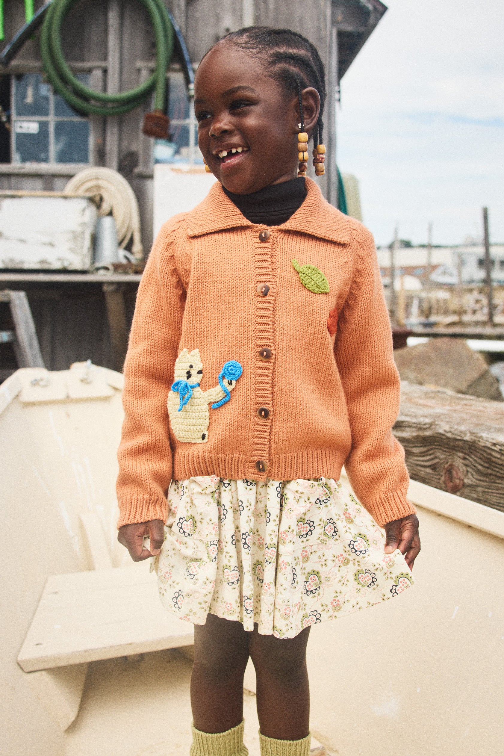 Meadow Motley Cardigan – Misha & Puff