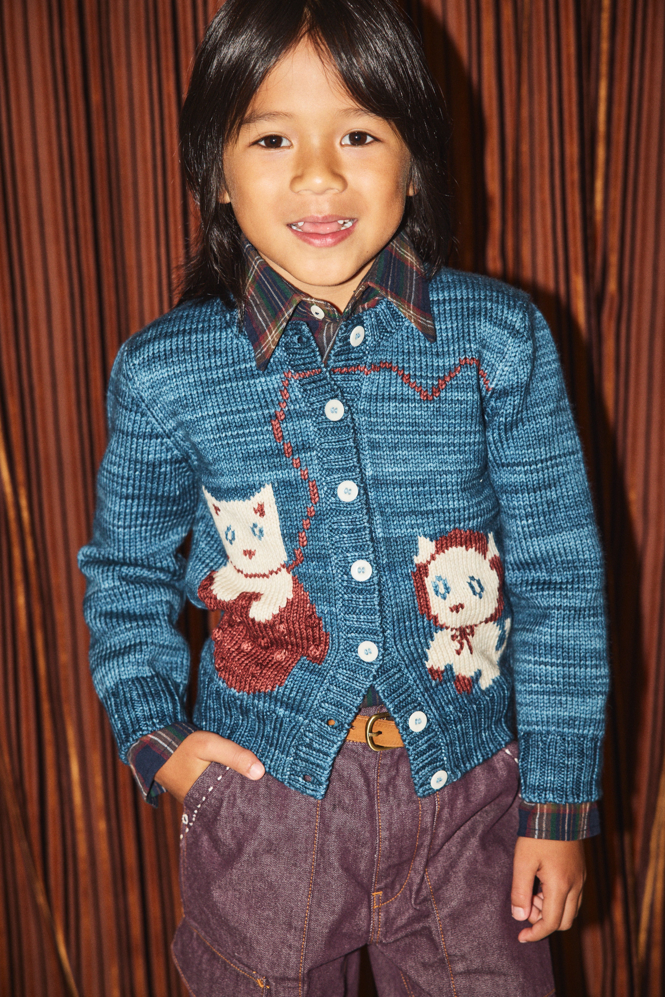 Three Little Kittens Cardigan – Misha & Puff