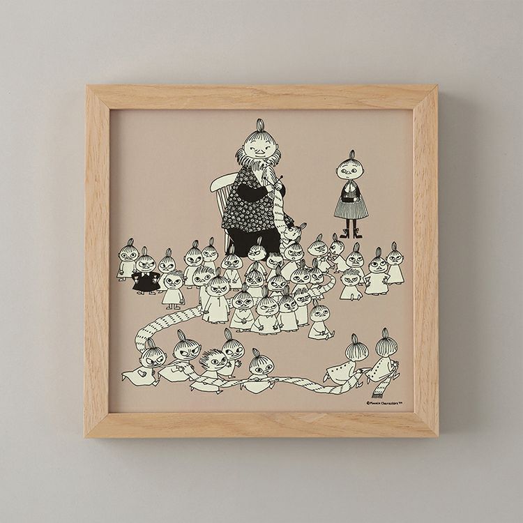 MOOMIN TRIBUTE WORKS×a good view アートポスター フレームセット