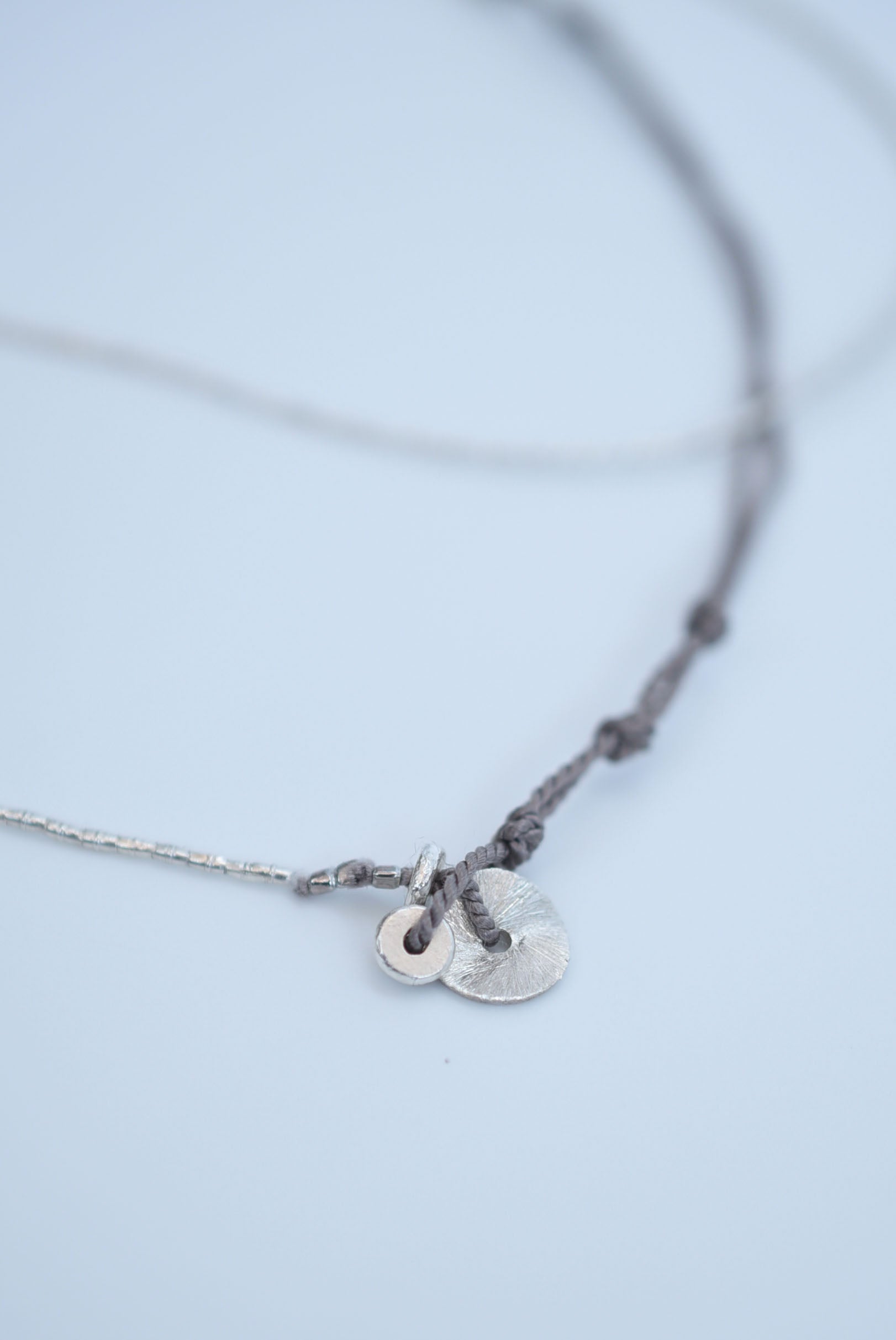 karen silver long necklace – monshiro official web site