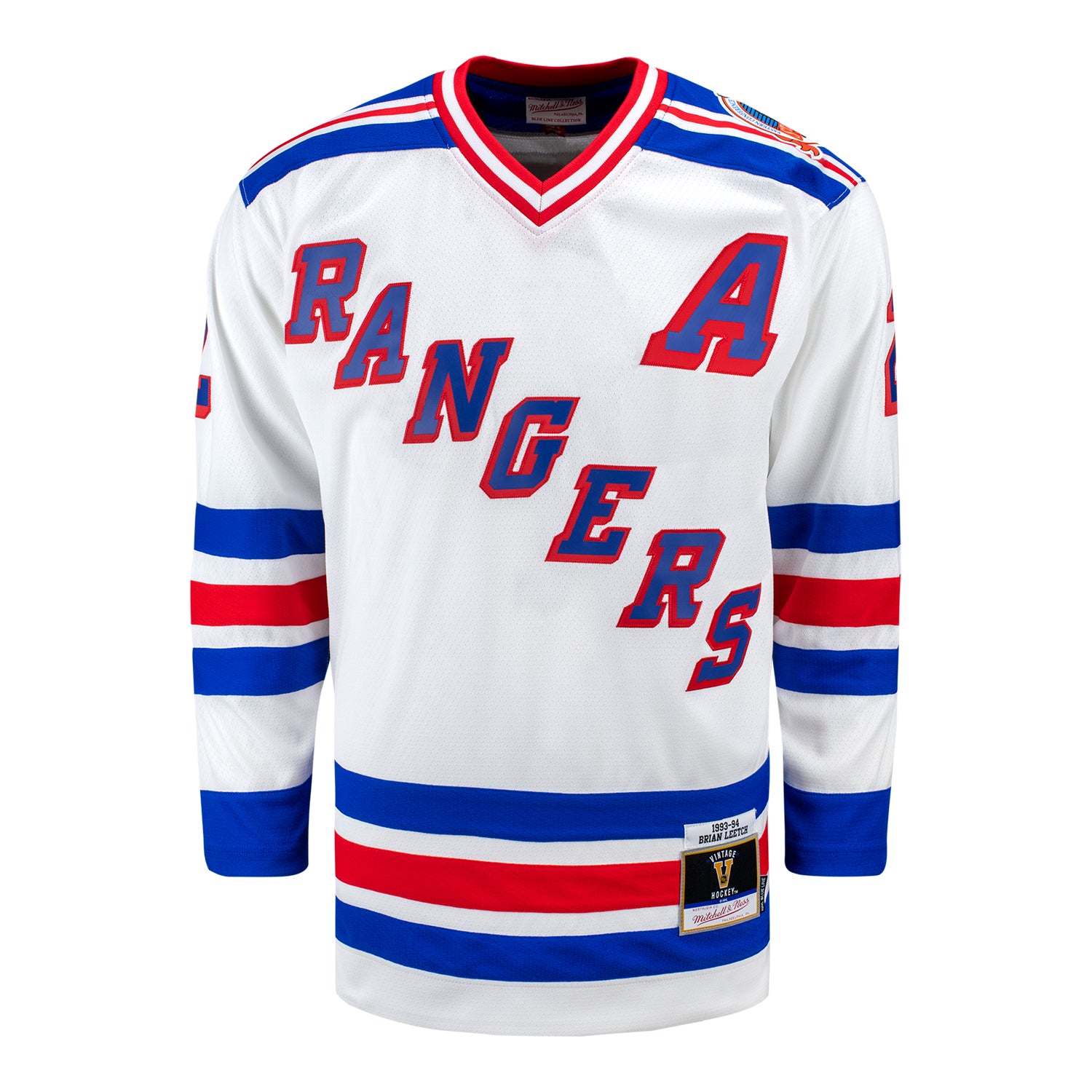 Mitchell & Ness Rangers Brian Leetch 1993 Home Jersey – Shop
