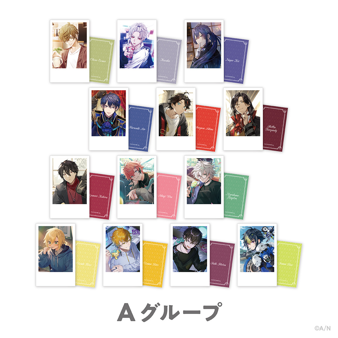 にじストア4周年メモリアルグッズ】ランダムチェキ風カード Aグループ