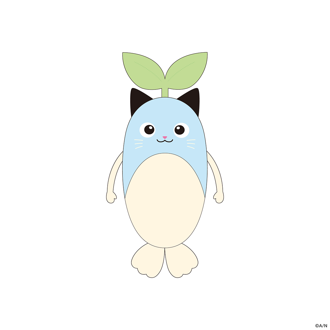 エデン組 3rd Anniversary】ぬいぐるみクッション まめねこ｜にじさん