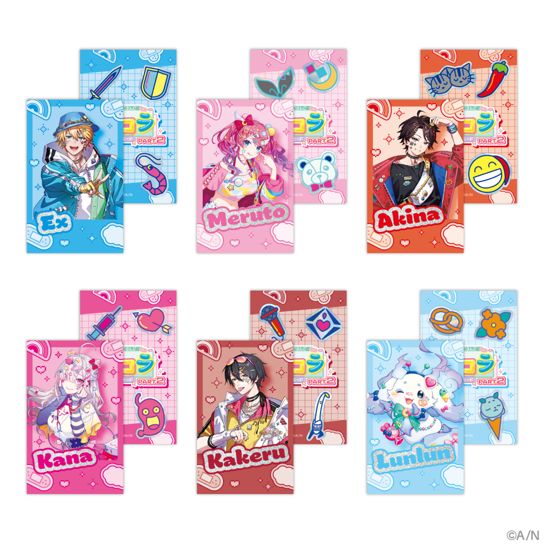 にじさんじデコラモード PART2】ランダムチェキ風カード｜にじさんじ