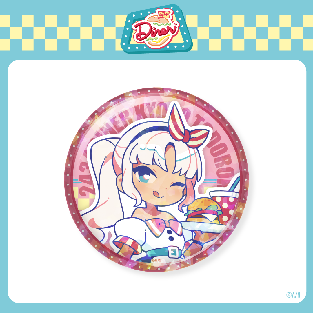 2434DINER】ビッグキラキラ缶バッジ｜にじさんじオフィシャルストア