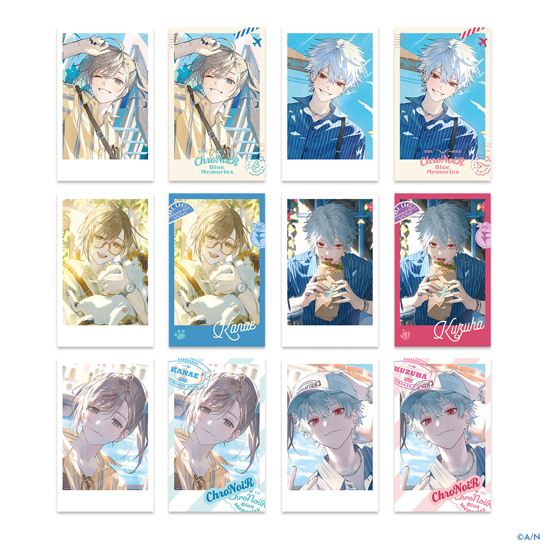 ChroNoiR Blue Memories】ランダムチェキ風カード｜にじさんじ