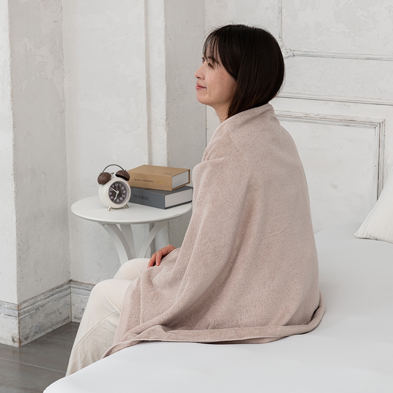 大判バスタオル(（大判バスタオル）70×140cm ベージュ): タオル