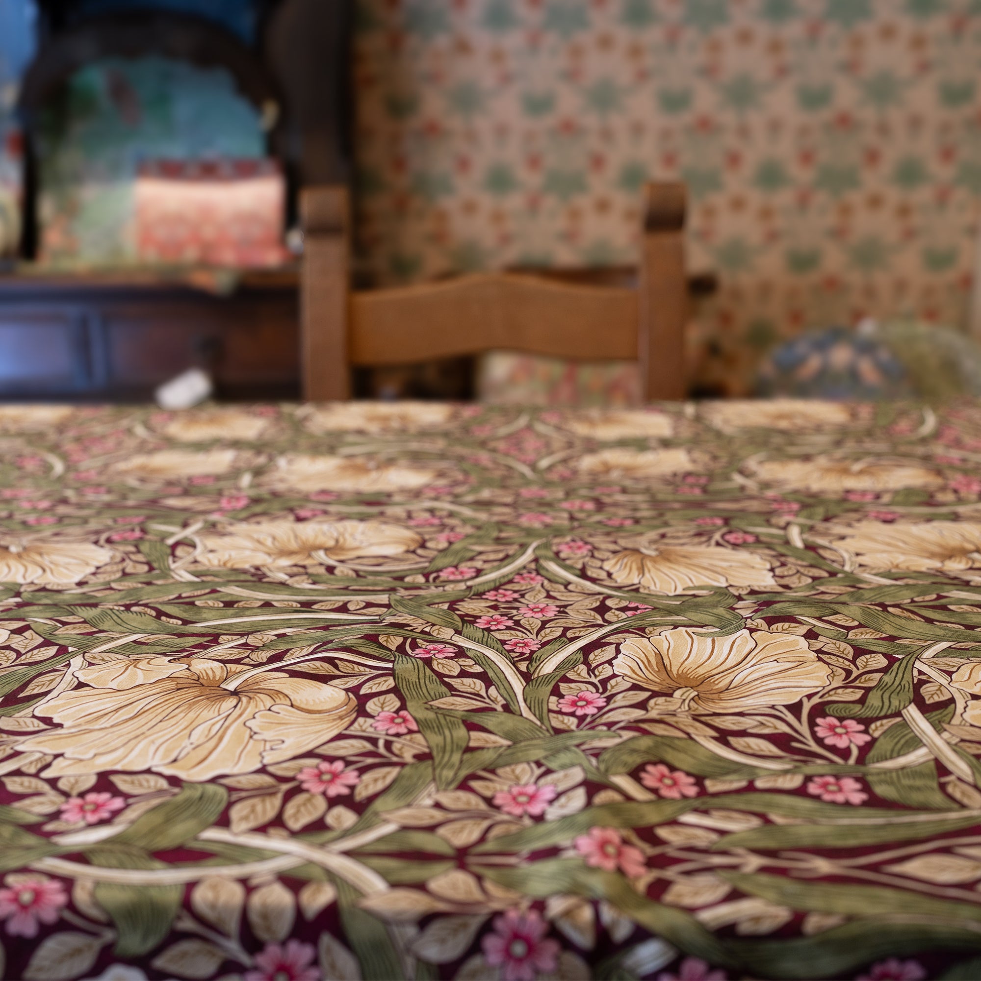 ウィリアムモリス テーブルクロス 長方形 - 英国雑貨OXFORD TIME