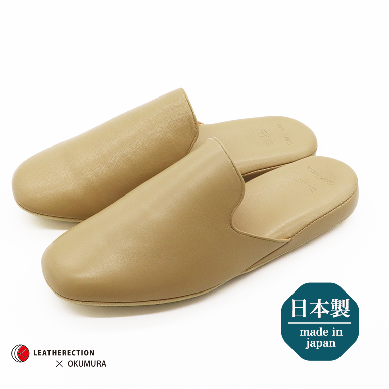 スリッパギャラリー本店 / LEATHERECTION×OKUMURA 日本製 Deergrace