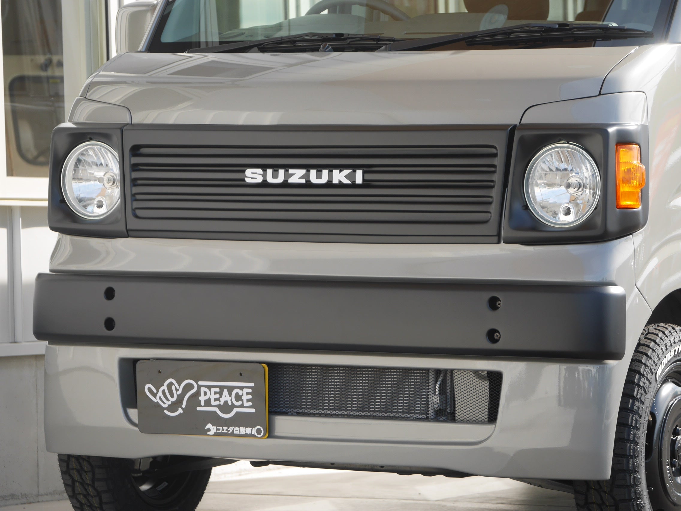 エブリィ レトロフロントバンパー DA17W DA17V バン ワゴン PEACE