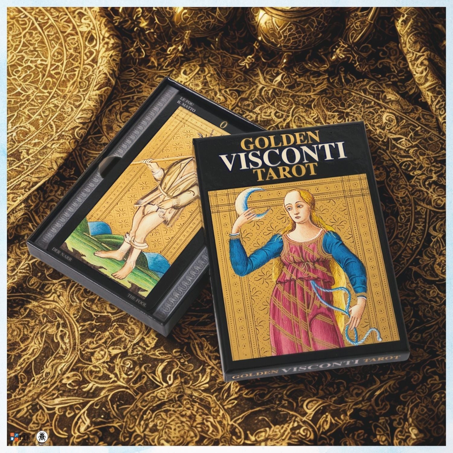 ゴールデン・ビスコンティ・タロット ハードボックス Golden Visconti