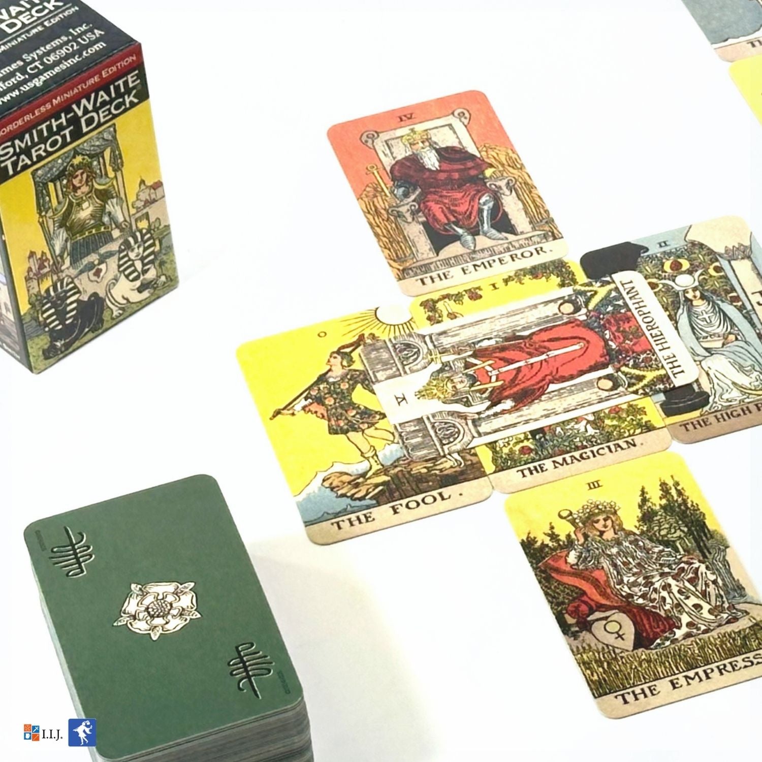 スミス・ウェイト タロット ボーダレス ミニ Smith-Waite Tarot Deck