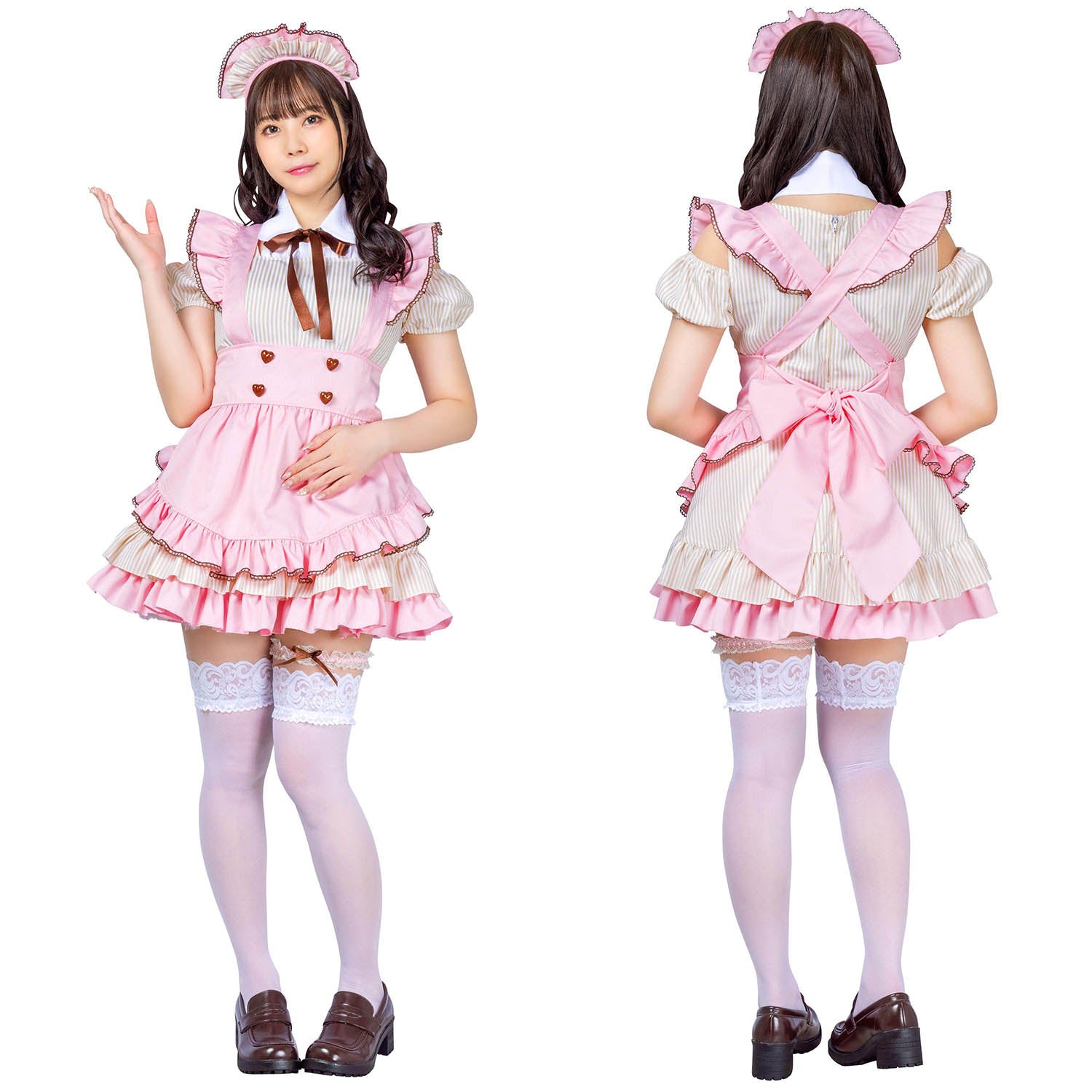 コスプレ ハロウィン メイド リリパレ ミルクチョコメイド レディース