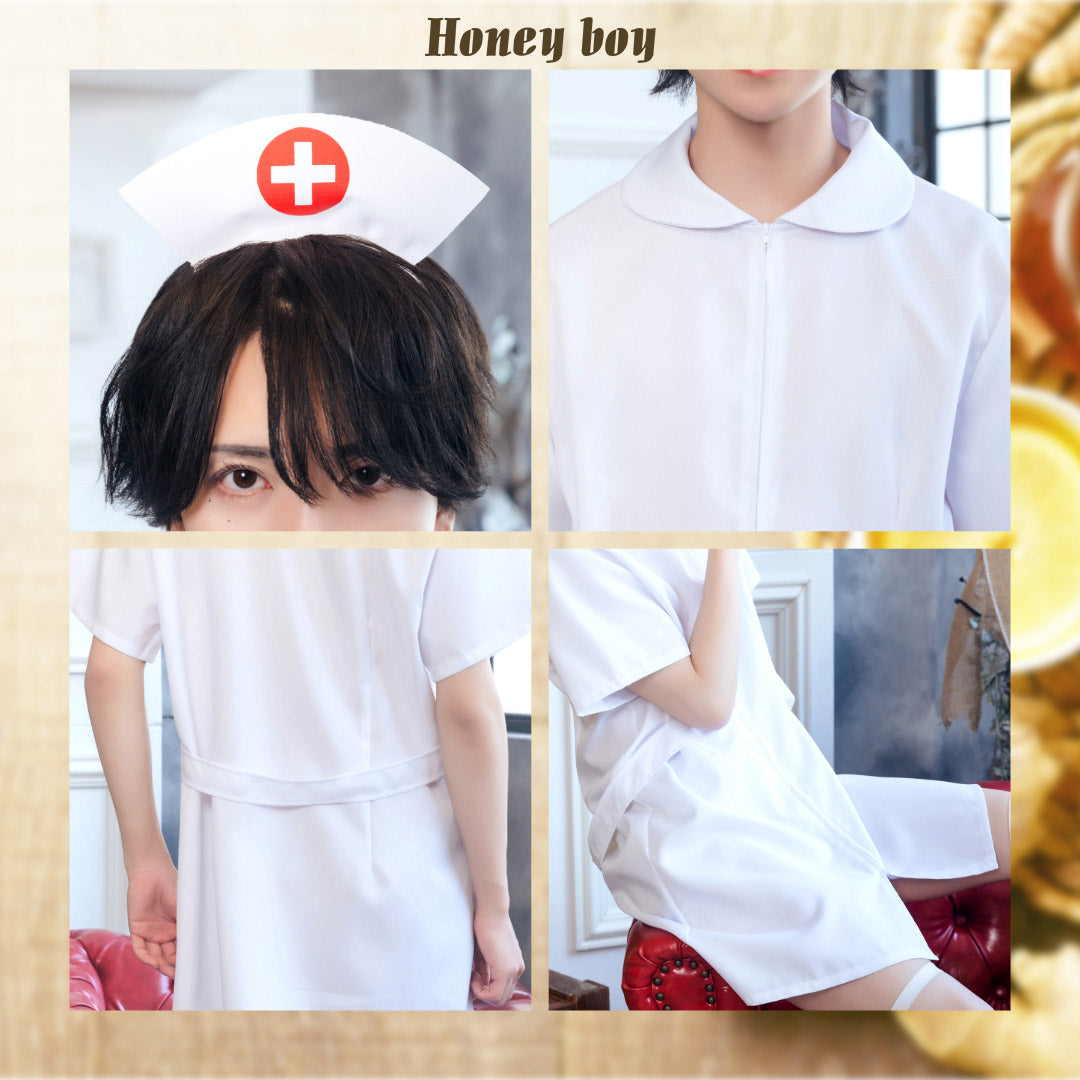 NEW] コスプレ ハロウィン 看護師 ハニーボーイ ナース ユニセックス