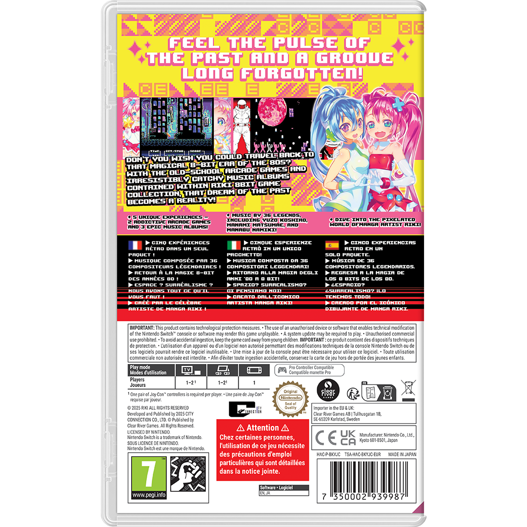 RIKI 8Bit GAME Collection (Nintendo Switch) – Clear River Games