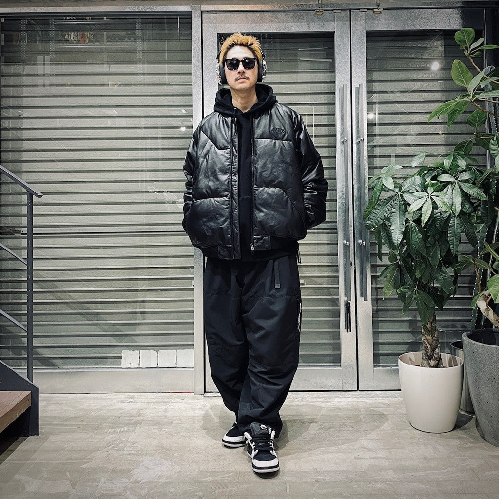 TBKB | LEATHER MA-1 DOWN JKT #BLACK [FW24-TBKB01] – cocorozashi