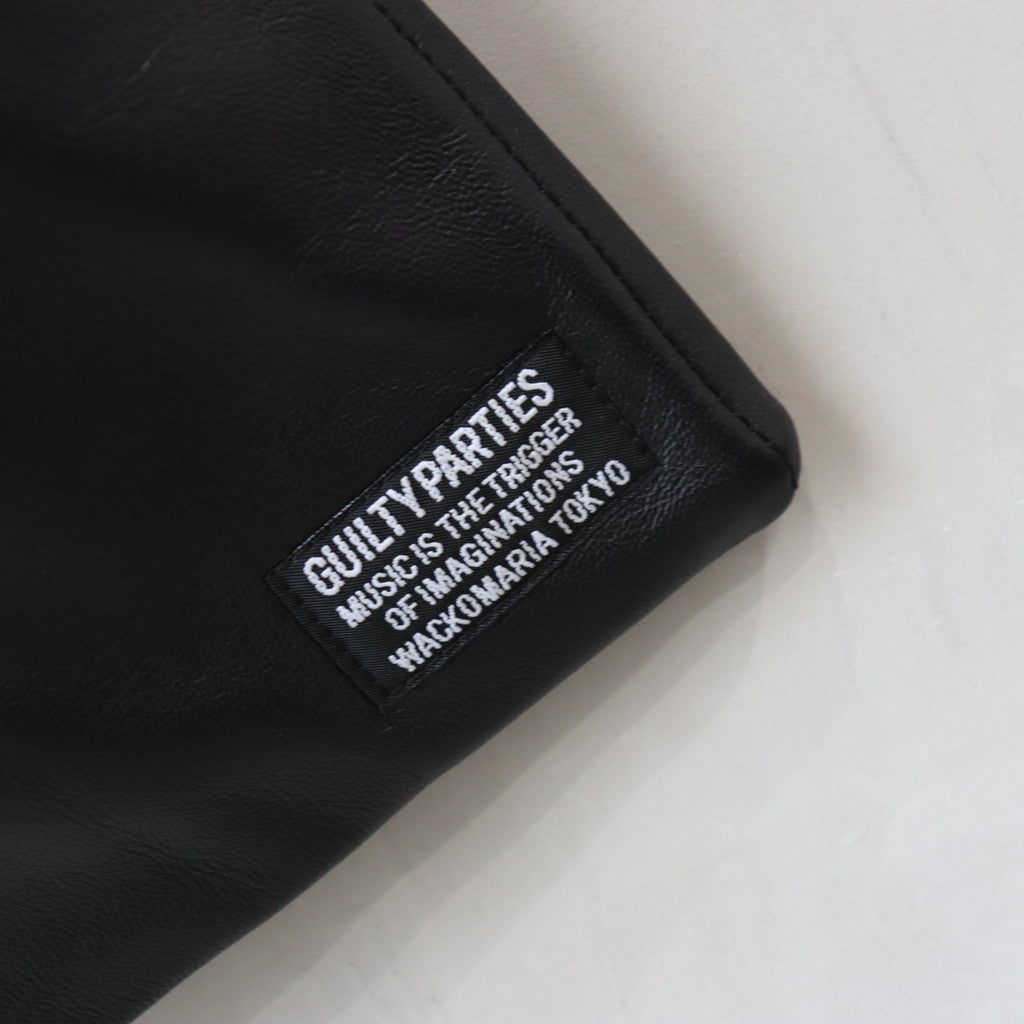 LEATHER SHOULDER POUCH #BLACK [25FWE-WMA-BG02]_WACKO MARIA