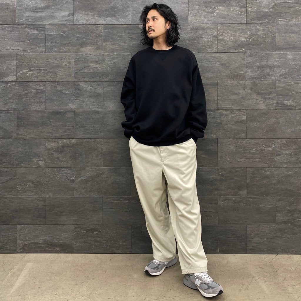 TECH SWEAT CREW FREEDOM SLEEVE #BLACK [BE-50023W]_DAIWA PIER39