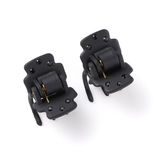 販路限定】スーパー石付クリップ 2個セット(ブラック) | ベース