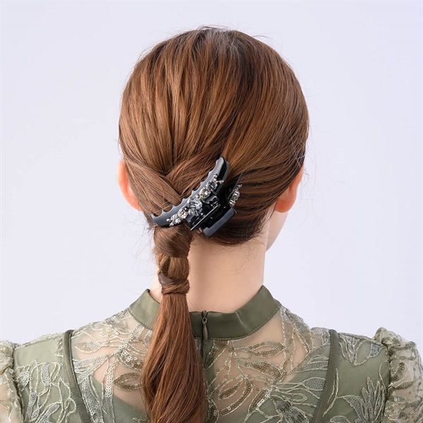 クリスタルシャイン バンスクリップ(ブラックミックス) | バンス