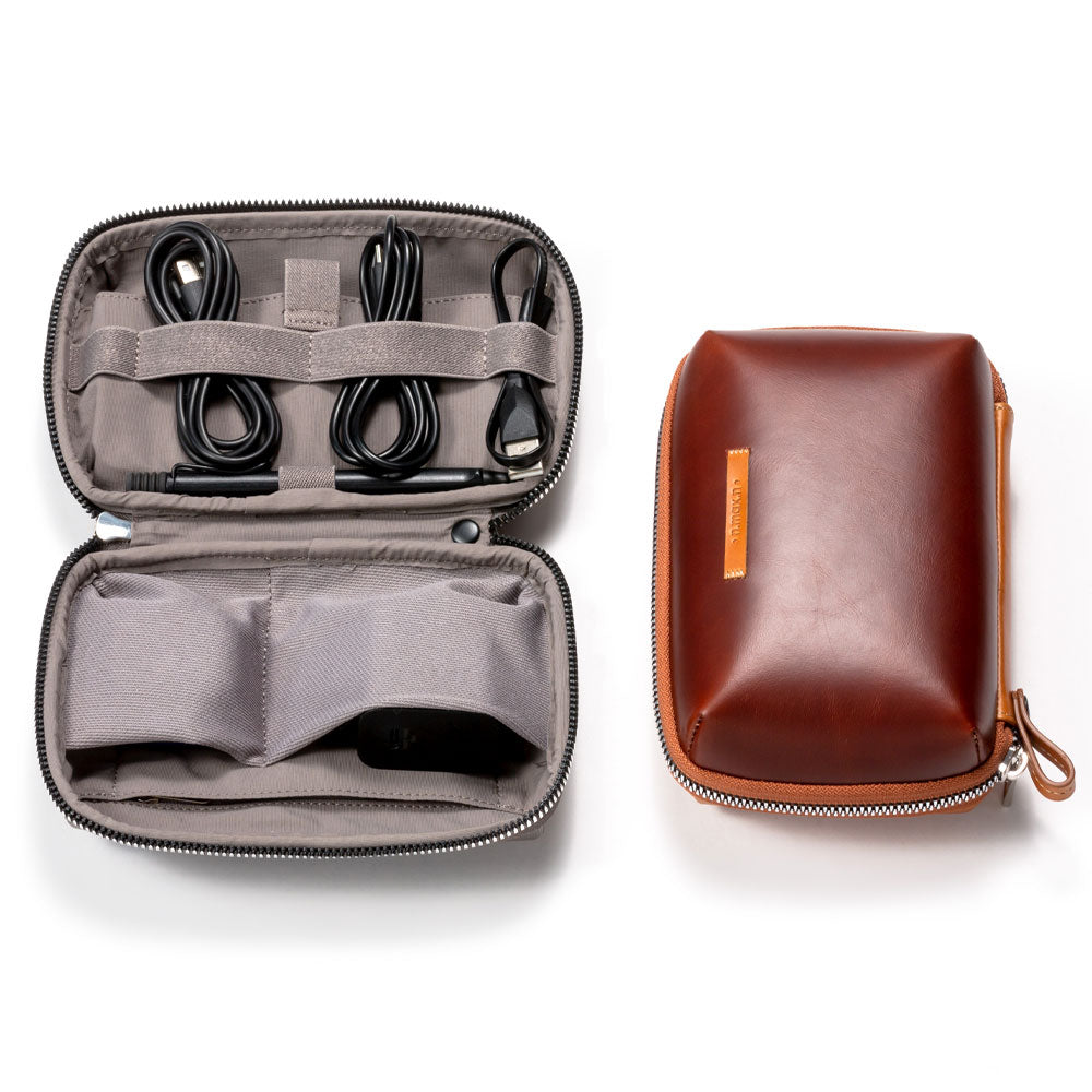 本革製ガジェットポーチ THE WIND オーガナイザー | N.MAX.N | CROY