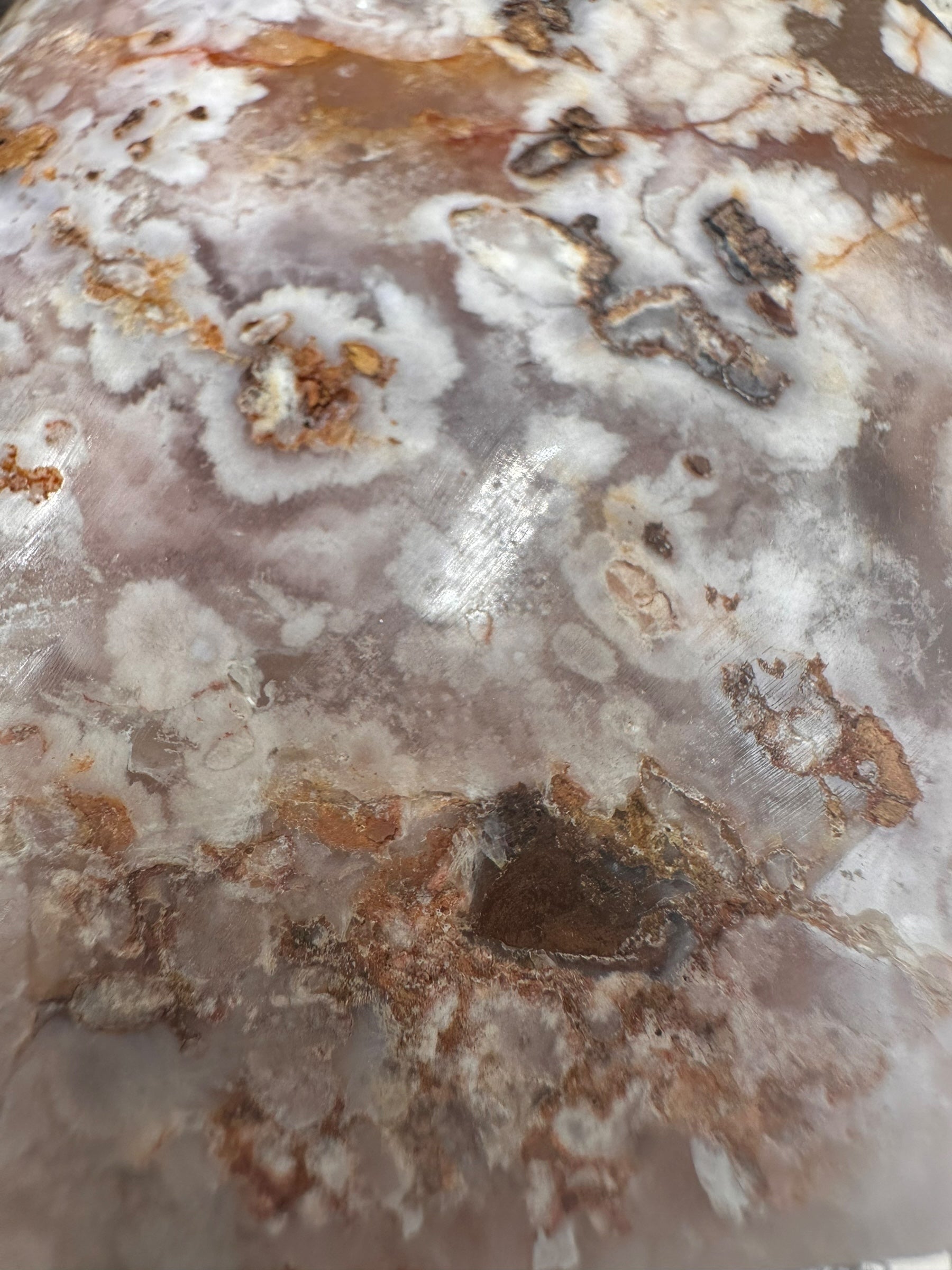 桜瑪瑙タワー ピンク〜グレージュ チェリーブロッサムアゲート