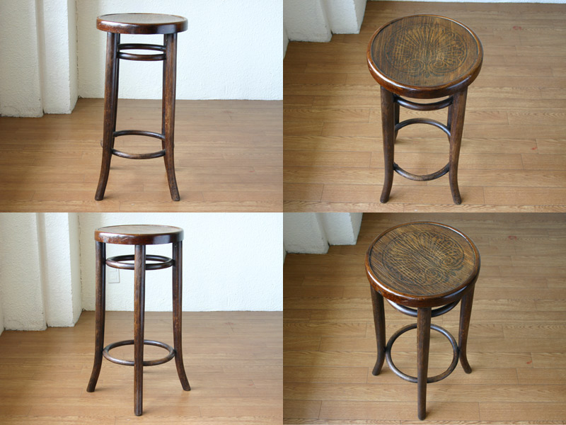 トーネットThonetベントウッドハイスツール｜アンティーク家具・照明の