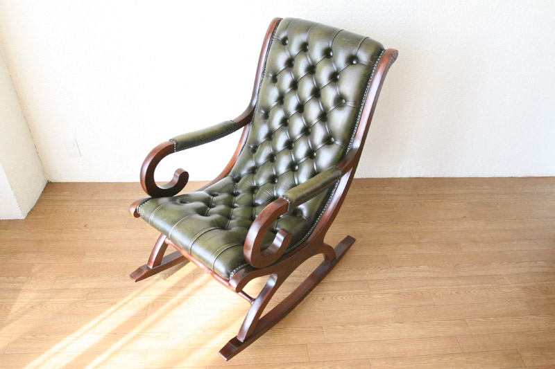 チェスターフィールド ロッキングチェア｜アンティーク家具・照明の