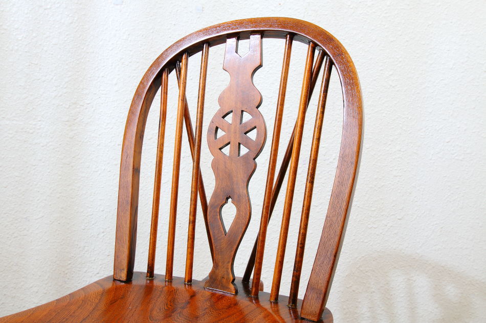 スーパークオリティ ジョージアン ホイールバックウィンザーチェア