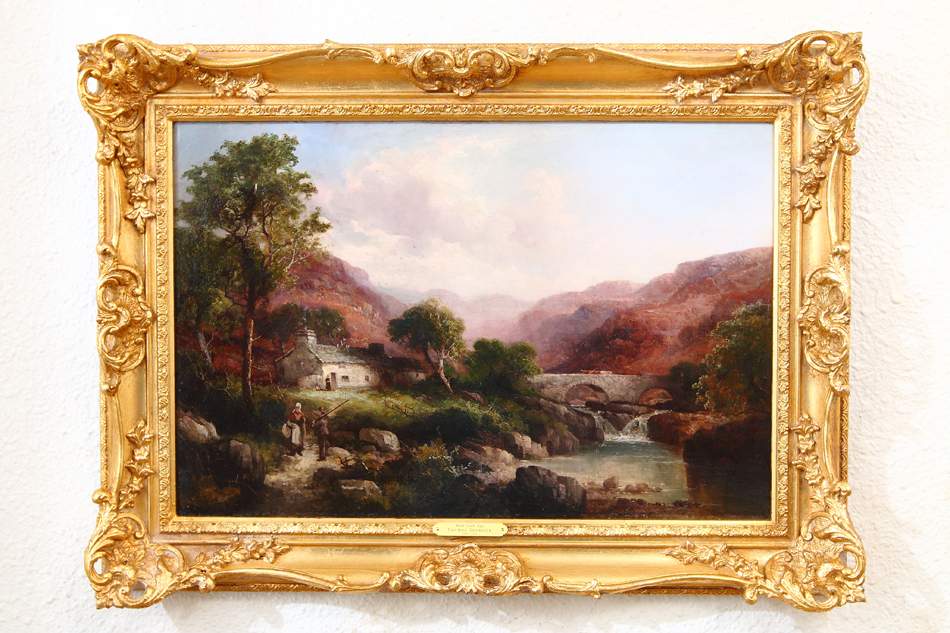 Near Loch Tay / Oil Painting｜アンティーク家具・照明の専門店