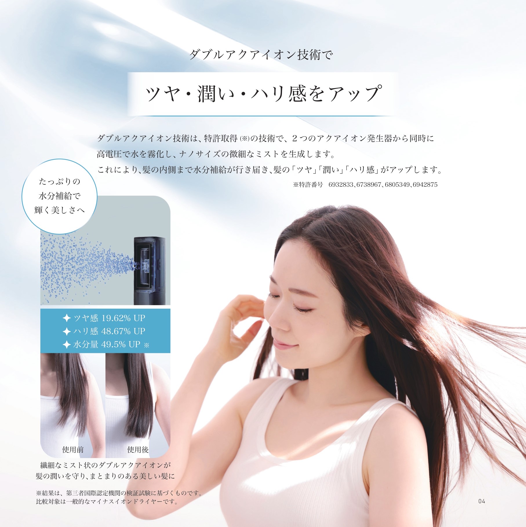 ダイアナ オンラインショップ / sanobi ダブルアクアイオンドライヤー