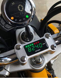 OPM トップインジケーター タコメーター シルバー モンキー125/DAX125