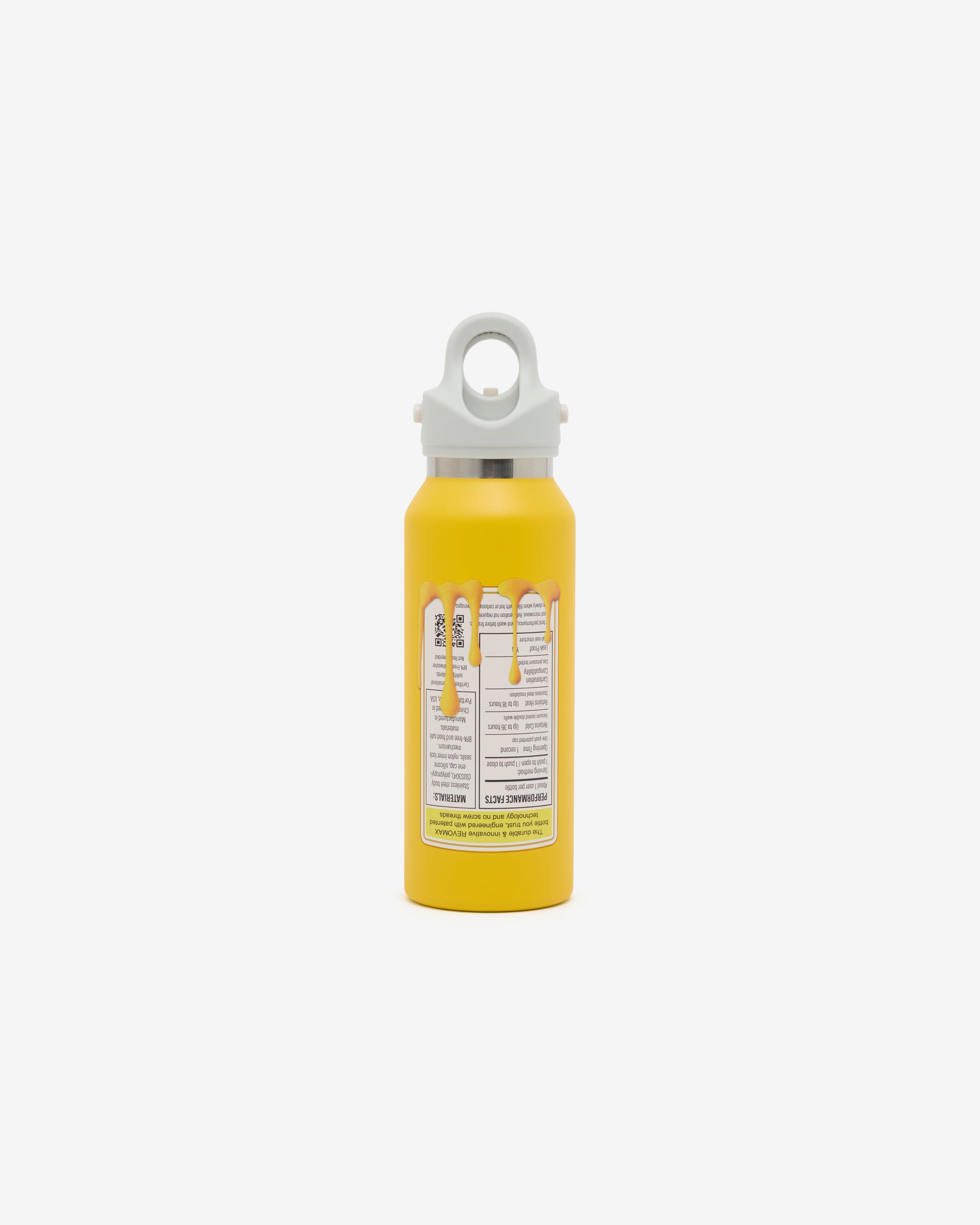 Doublet: Men's Fridge Style Water Bottle (Mustard) | DSML E-SHOP