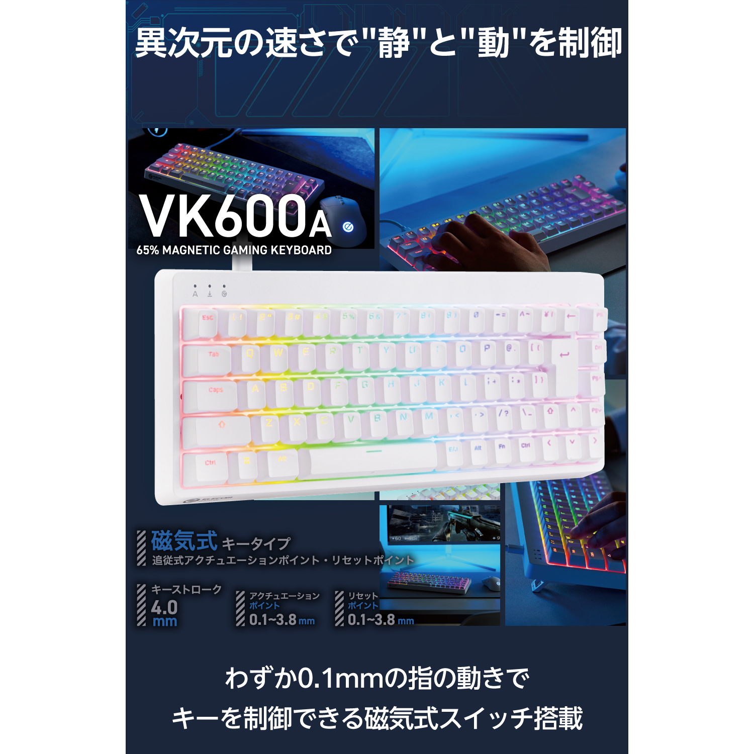 V custom VK600A | エレコムダイレクトショップ本店はPC周辺機器