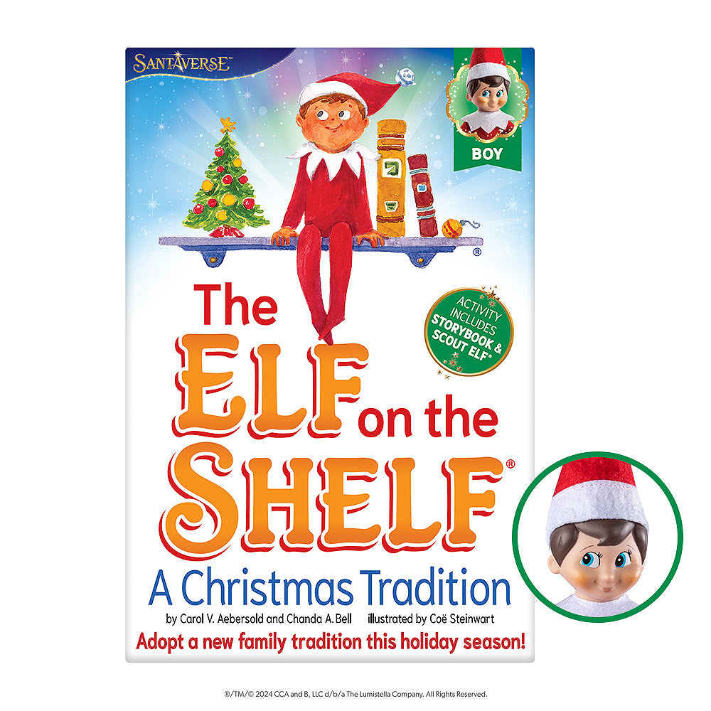 Elf On The Shelf Scout Elf and Christmas Tradition Box Set – The