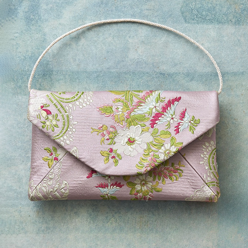 仏シノワズリ数寄屋袋(ピンク): インテリア・ライフスタイル