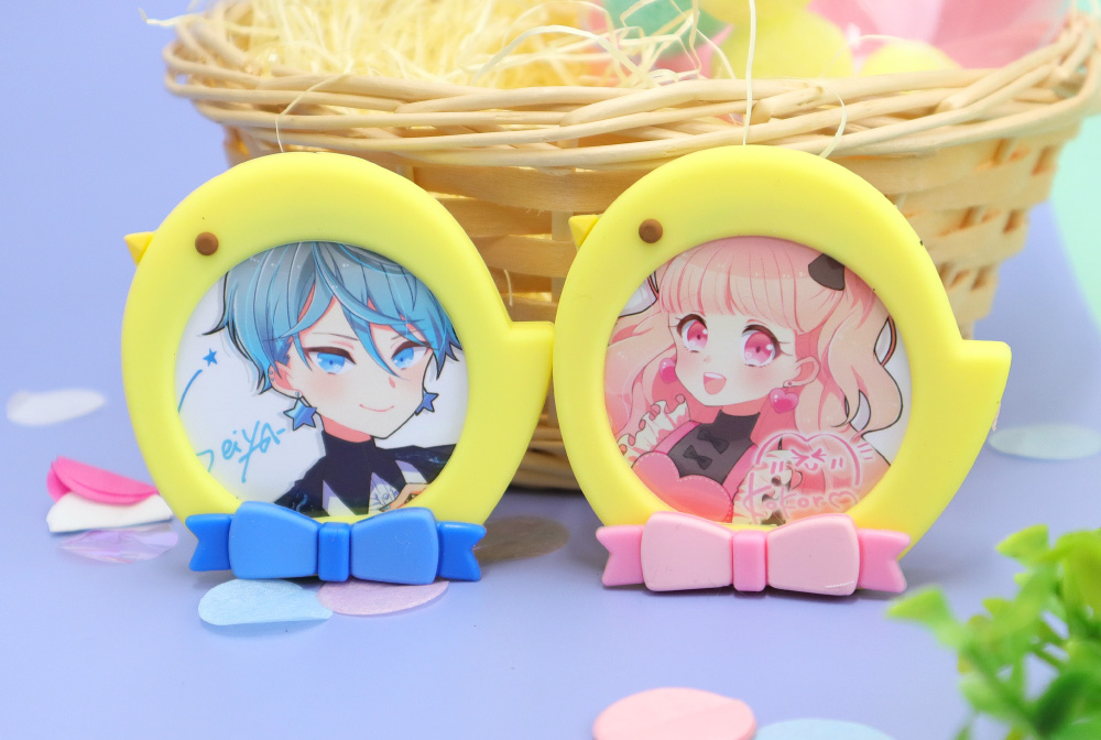 apicolle ひよこの缶バッジカバースタンド