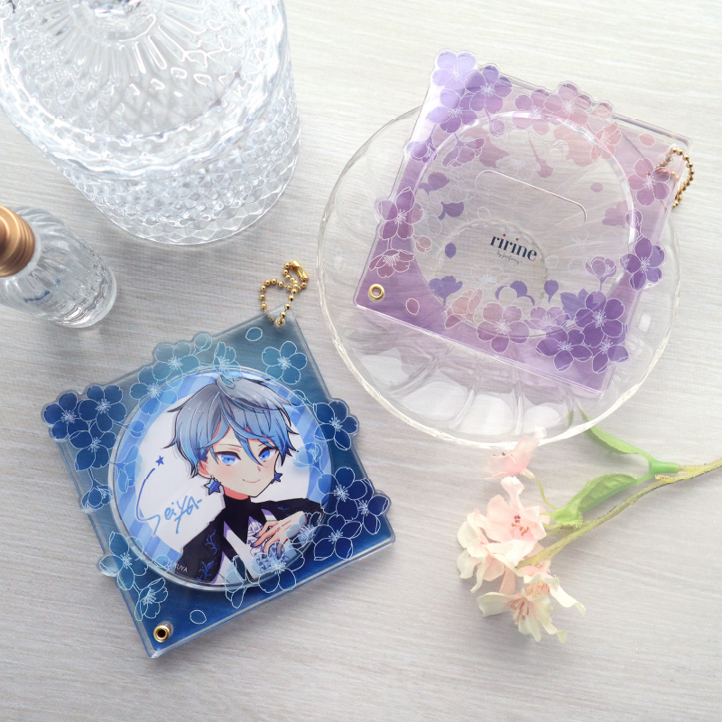 缶バッジアクリルフレーム75mm 桜 黄色| FUKUYA ONLINE フクヤオンライン