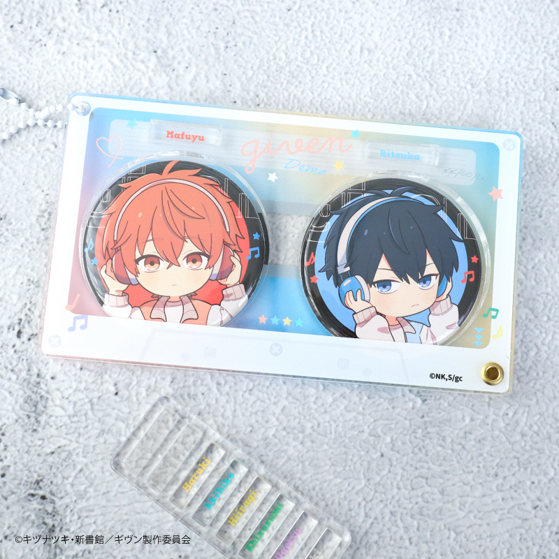 映画 ギヴン 柊mix×fanfancy+ ペア缶バッジアクリルフレーム| FUKUYA