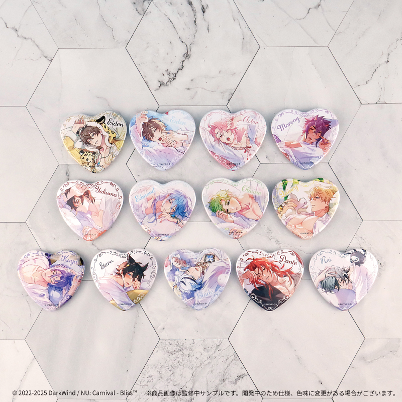 NU: Carnival - Bliss×fanfancy+ ハート缶バッジ BOX| FUKUYA ONLINE