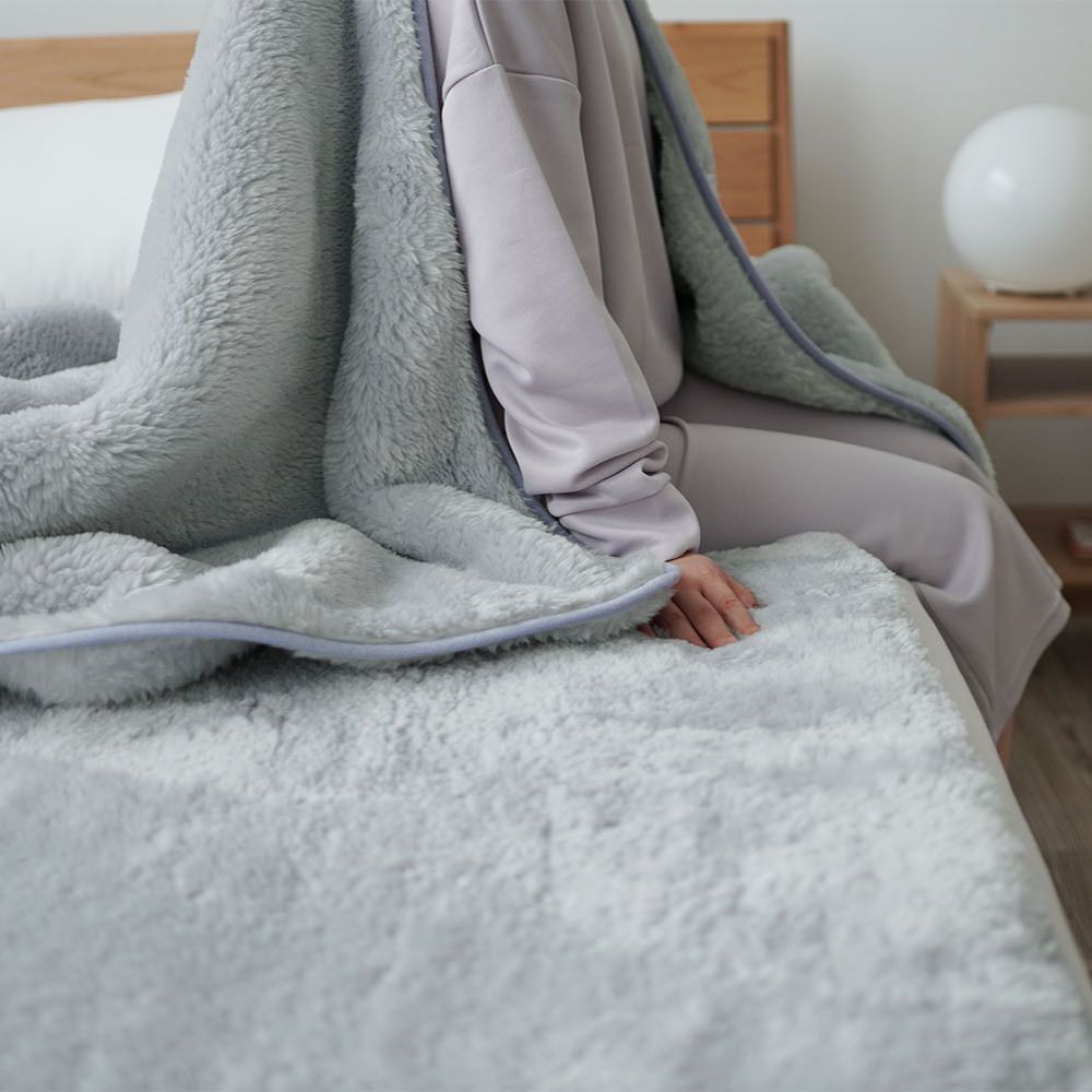 ふわふわの寝心地】日本製 敷き毛布 Tomin basic まるでムートンのよう