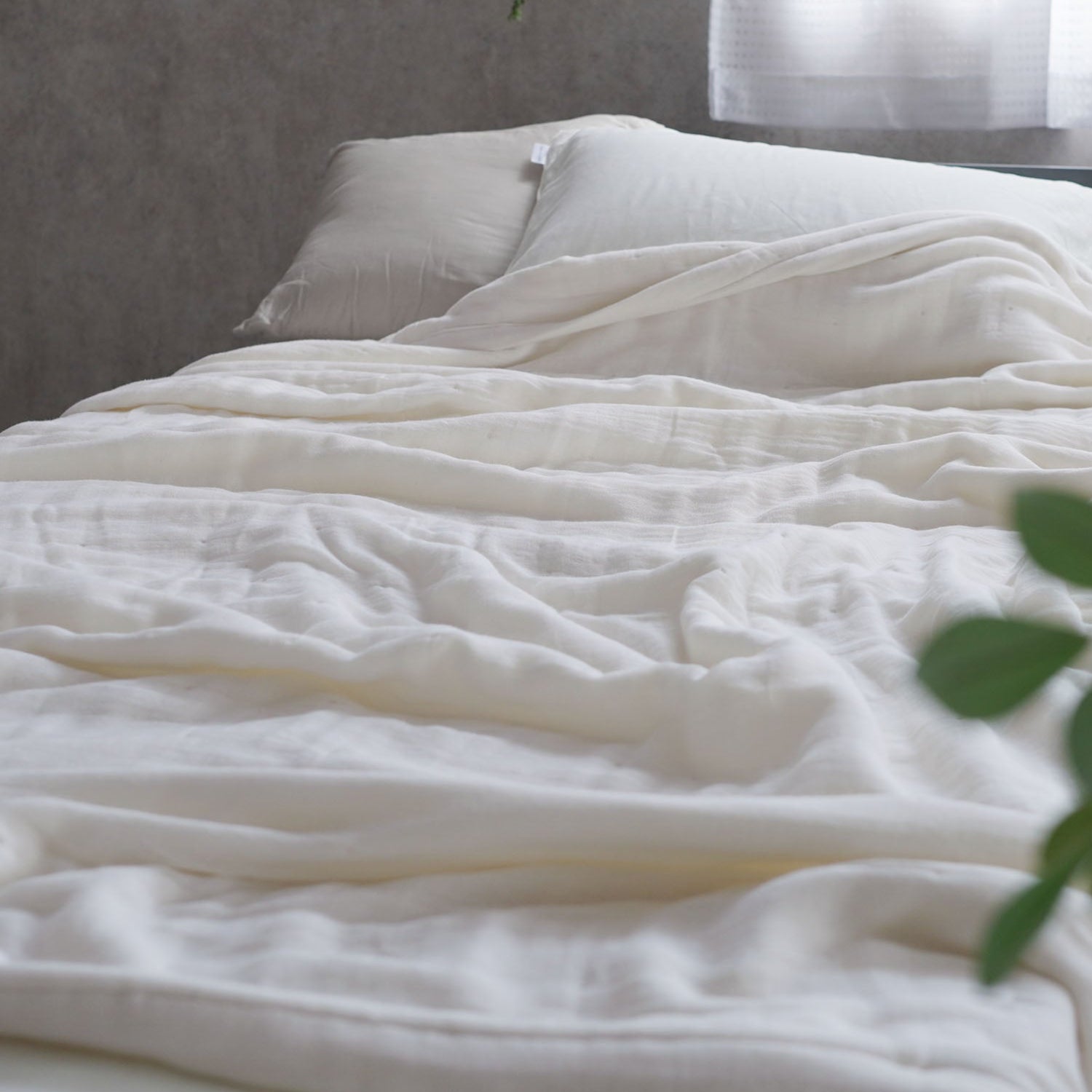 空気を纏う贅沢6層仕立て】6重ガーゼケット シングル ハーフ 日本製 綿