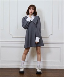 レイヤードクラシカルワンピース | axes femme online shop