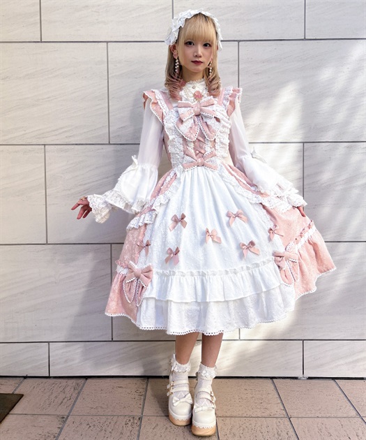 ブリリアントローズジャンパースカート【受注生産】 | Chalmiere