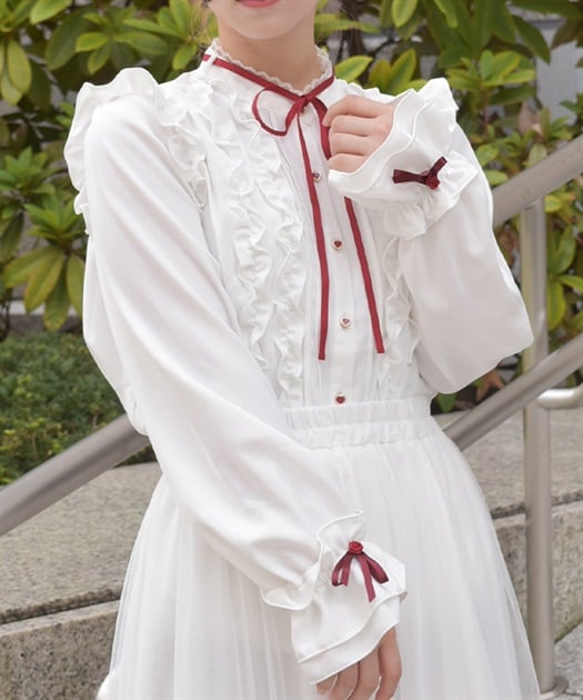 ホイップフリルブラウス | axes femme online shop