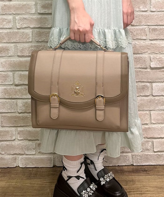 ベアー金具サッチェルバッグ | POETIQUE -outlet- | axes femme online