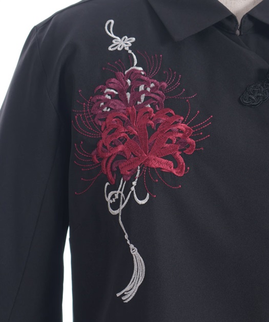 彼岸花刺繍ショートシャツ | axes femme | axes femme online shop