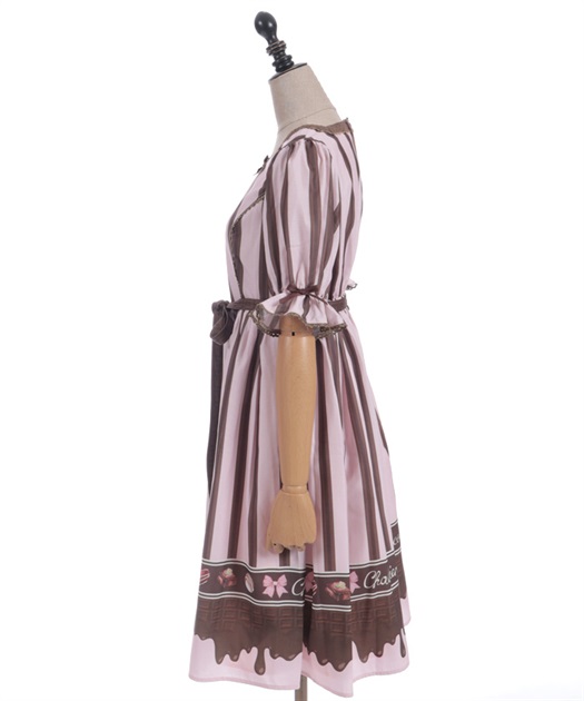 ボンボンショコラ柄ワンピース【受注生産】 | Chalmiere | axes femme