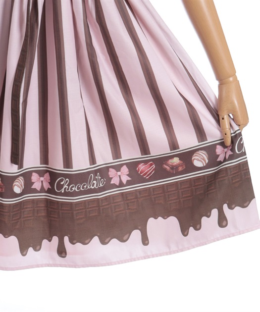 ボンボンショコラ柄ワンピース【受注生産】 | Chalmiere | axes femme