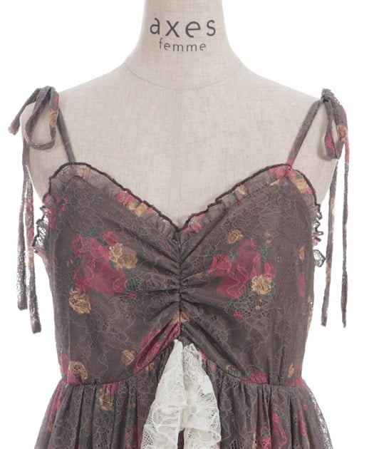 ブーケレースキャミチュニック | 大人衣料 | axes femme online shop